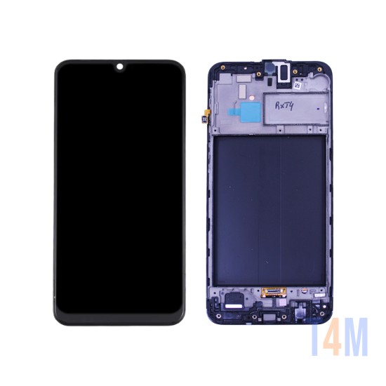 Touch+Display+Frame Samsung Galaxy M30/M305 Service Pack Negro